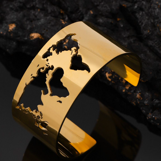Bracelet Manchette continents