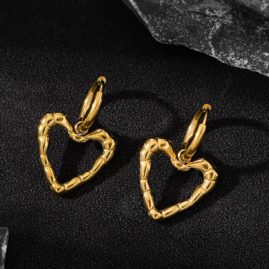 Boucles d'oreilles cœur